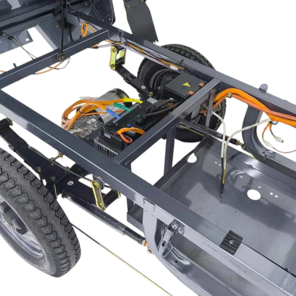 Грузовой электротрицикл Rutrike КАРГО Кабина Дуал NEXT обогрев 72V 2000W Тёмно-синий 14
