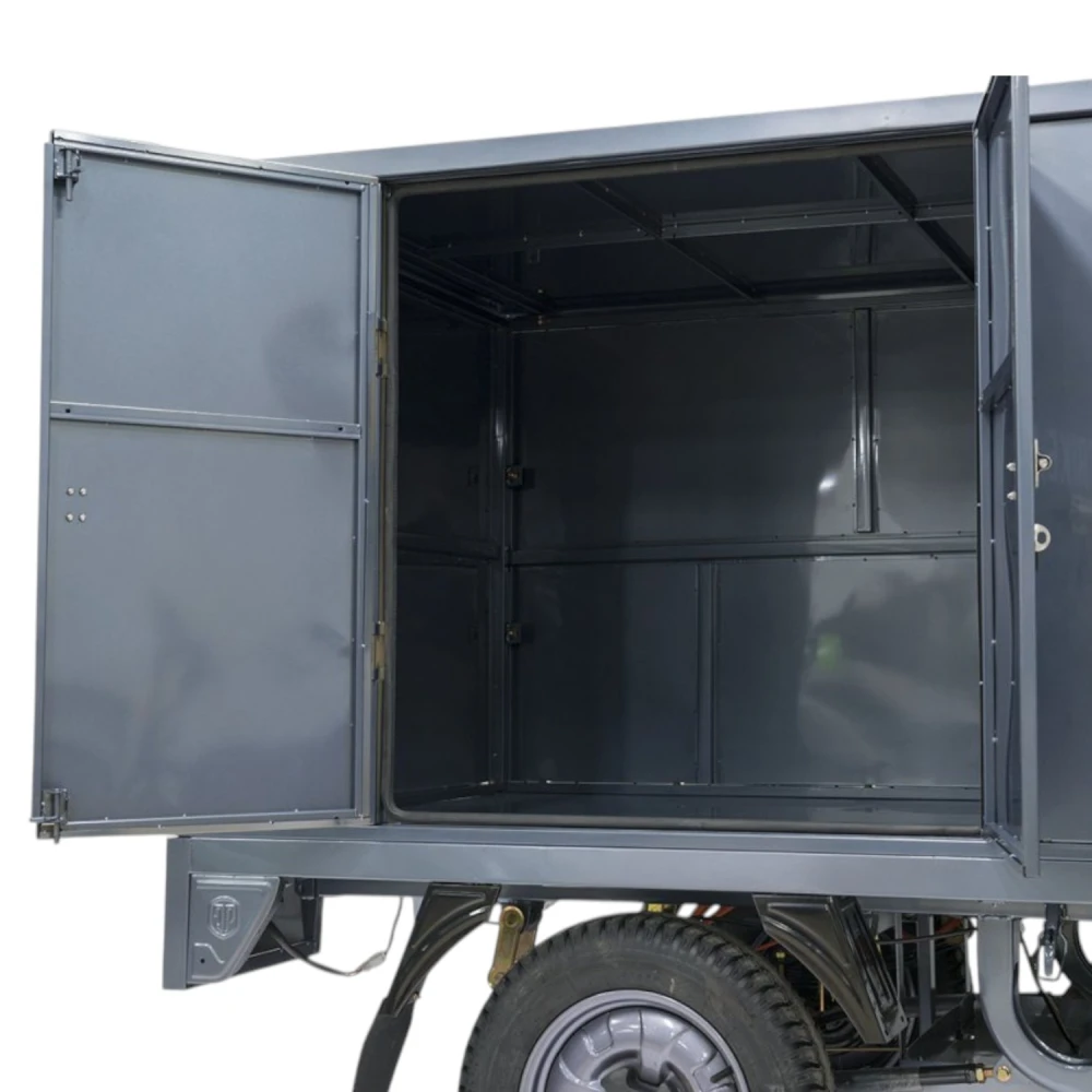 Грузовой электротрицикл Rutrike КАРГО Кабина Дуал NEXT обогрев 72V 2000W Тёмно-синий 6