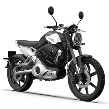 Электромотоцикл WHITE SIBERIA SUPER SOCO TC MAX (Белый)